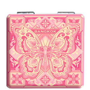 Bangkok Pocket Mirror Square Nouveau Butterfly