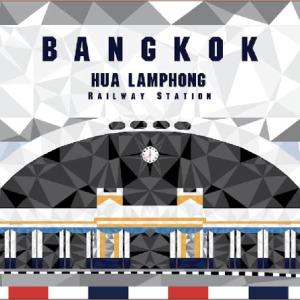 Bangkok Zinc Magnet Low Poly hua lamphong