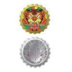 Thailand Solid Magnet Beer Opener Sak Yant 5 Rows & Tiger