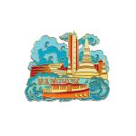 Bangkok Solid25 magnet with slidder Icon Siam