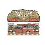 Chiangmai Zinc magnet Chiang Mai City View&Tha Pae Gate