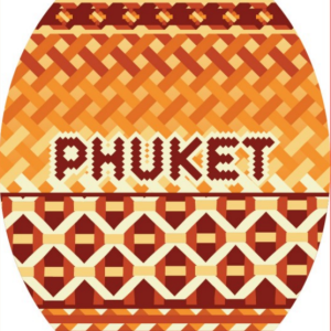 Phuket Pocket Mirror Deco Wai hat