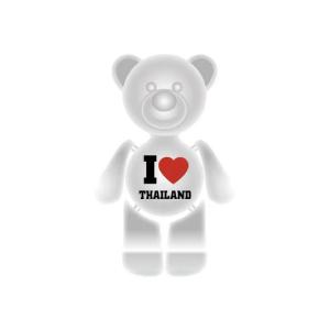 Solid25 Magnet I love Thailand Bear