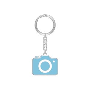 Solid30 Keychain Blue Camera