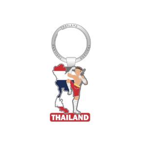 Solid50 Keychain Muay Thai with Map