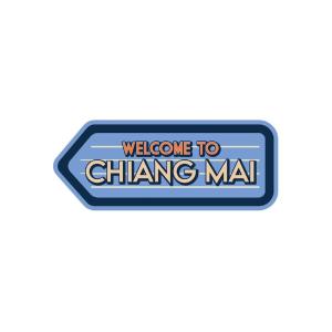 Zinc Magnet Welcome to ChiangMai 3