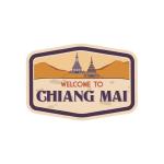 Zinc Magnet Welcome to ChiangMai 1