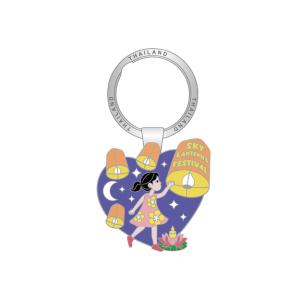 Solid40 Keychain CAD Sky Landtern Festival & Girl